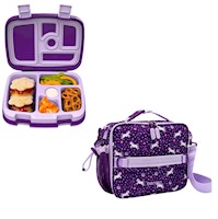 Set Lonchera y Porta Lonchera Bentgo Kids - Unicornio